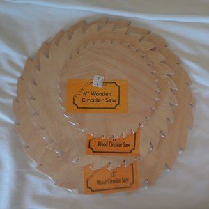 10" Wooden Circular Saw Blade - Pine